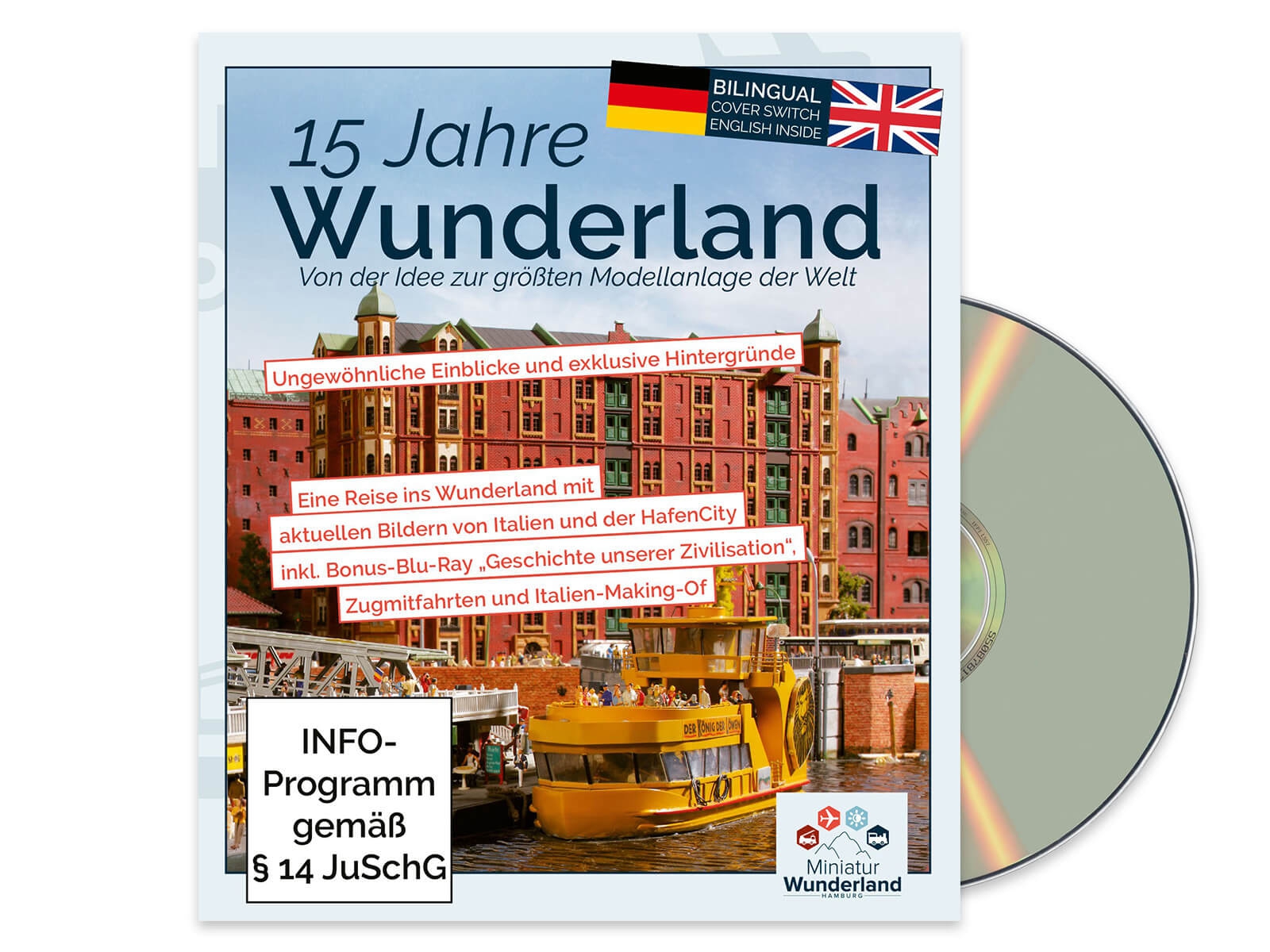 Blu-Ray "15 Jahre Wunderland" (deutsch & englisch)