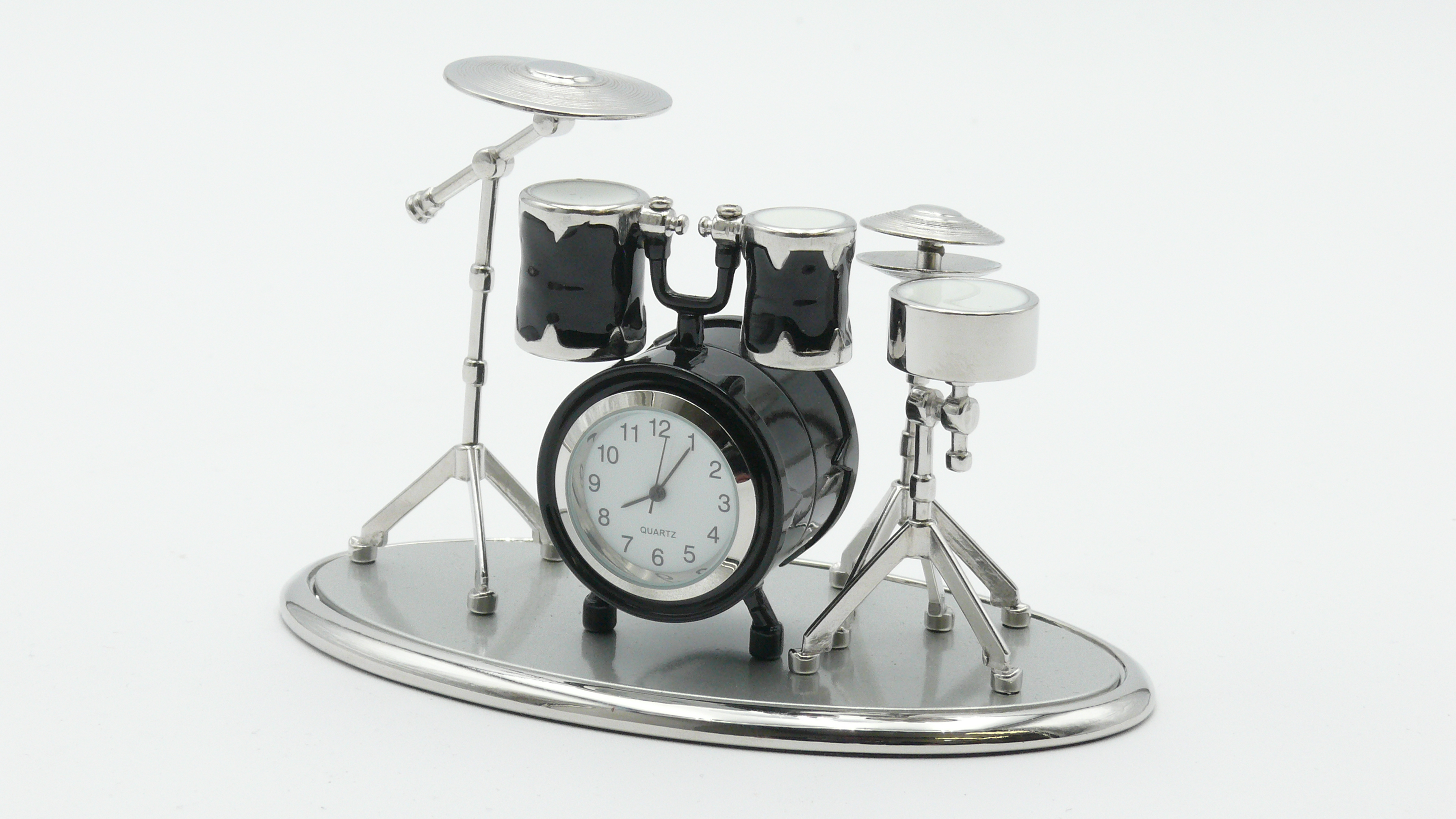 Miniatur-Uhr Schlagzeug